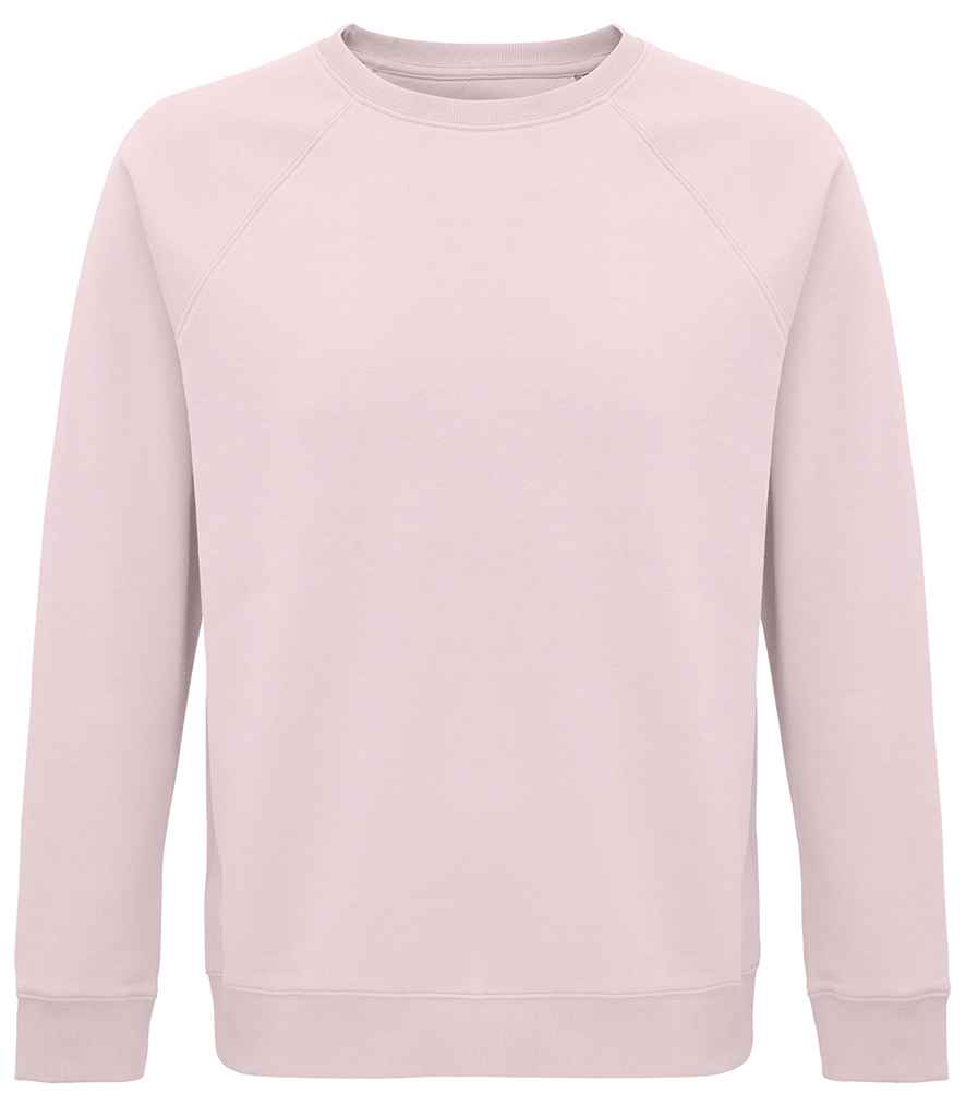 SOL'S Crys Chwys Raglan Organig Gofod Unisex