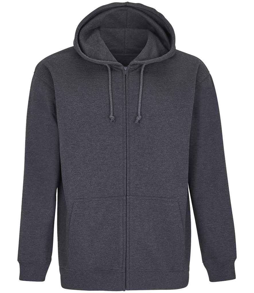 Sol'S Unisex Carter Hwdi Zip Llawn
