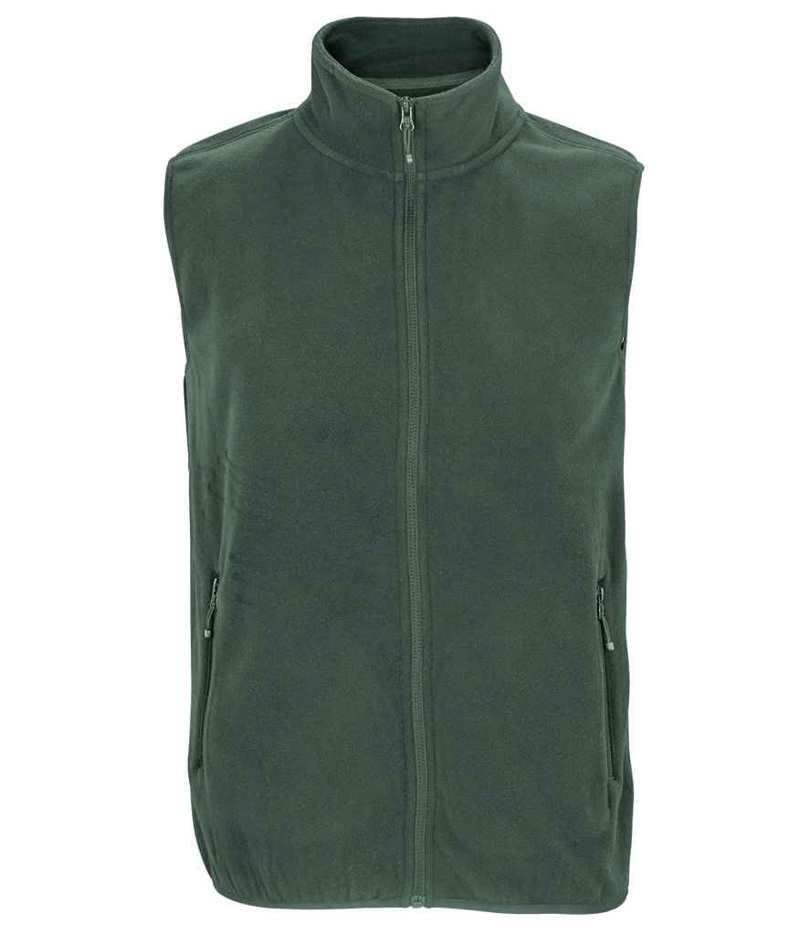 Ffactor Unisex SOL'S Micro Fleece Bodywarmer wedi'i Ailgylchu