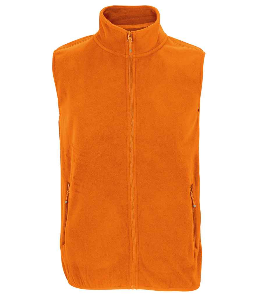 Ffactor Unisex SOL'S Micro Fleece Bodywarmer wedi'i Ailgylchu