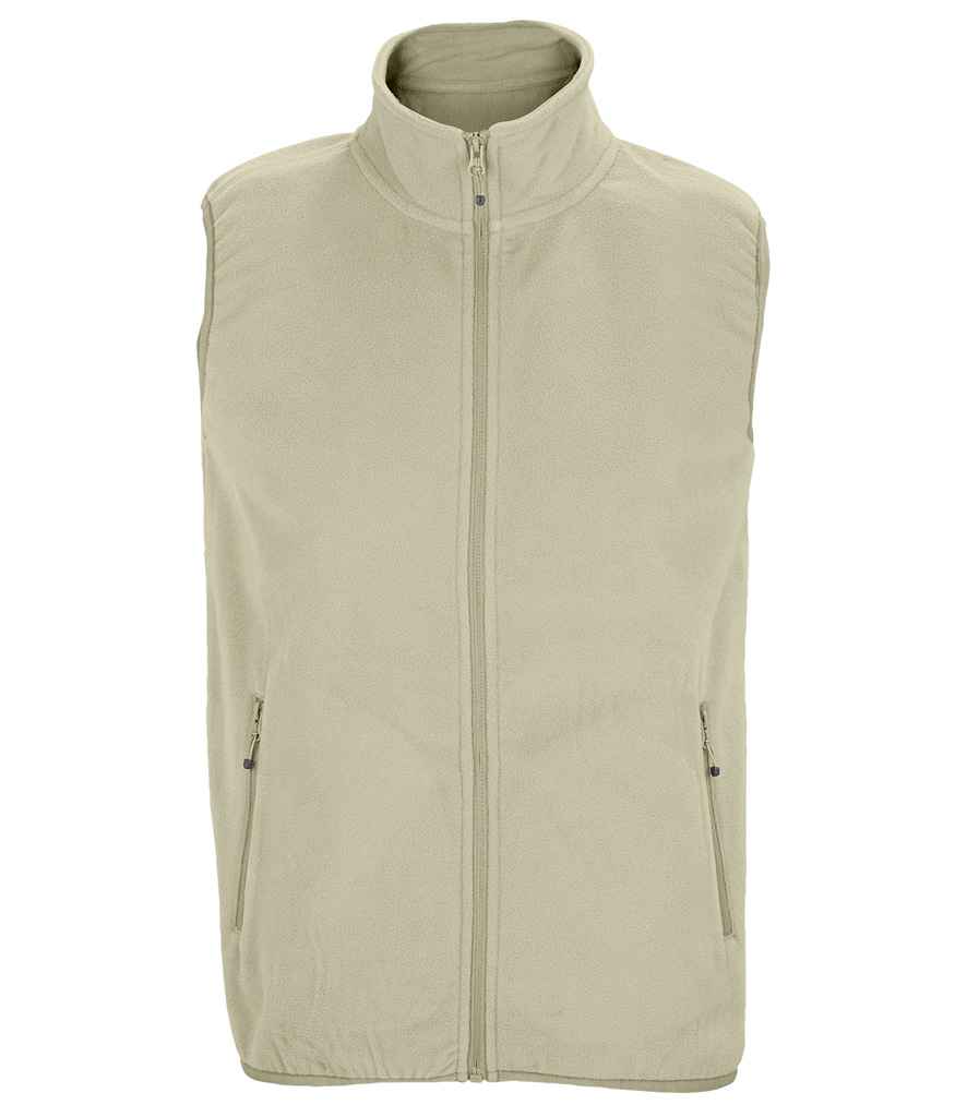 Ffactor Unisex SOL'S Micro Fleece Bodywarmer wedi'i Ailgylchu