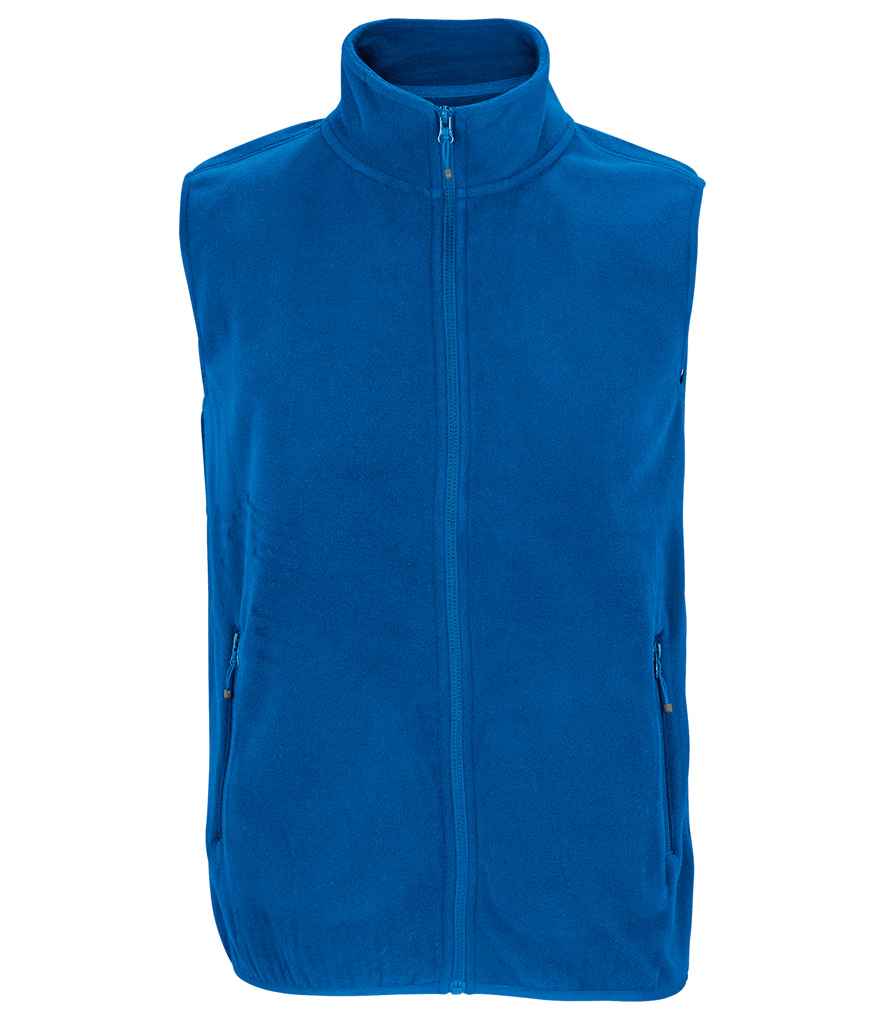 Ffactor Unisex SOL'S Micro Fleece Bodywarmer wedi'i Ailgylchu
