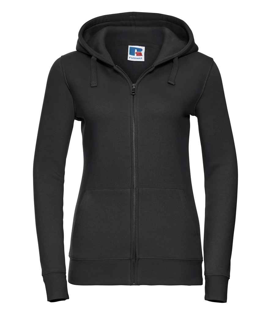 Crys Chwys Zip Hooded Authentic Ladies Russell