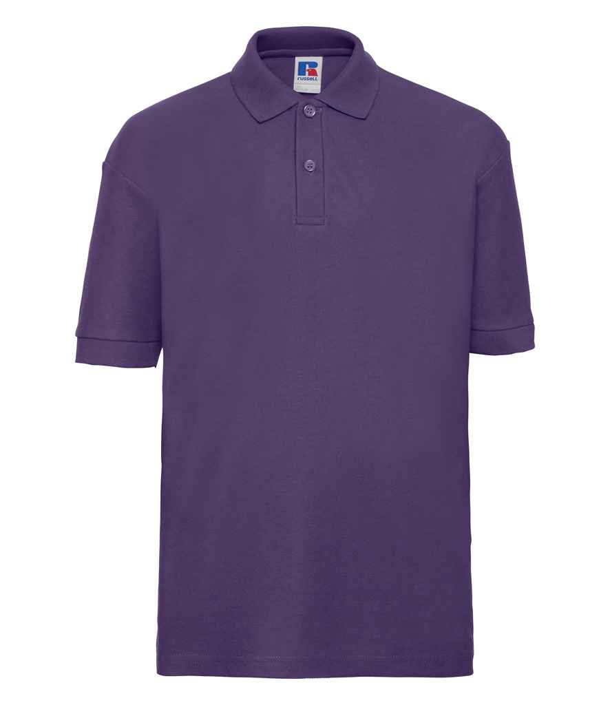 Crys Polo Poly/Cotton Piqué i Blant Russell Schoolgear