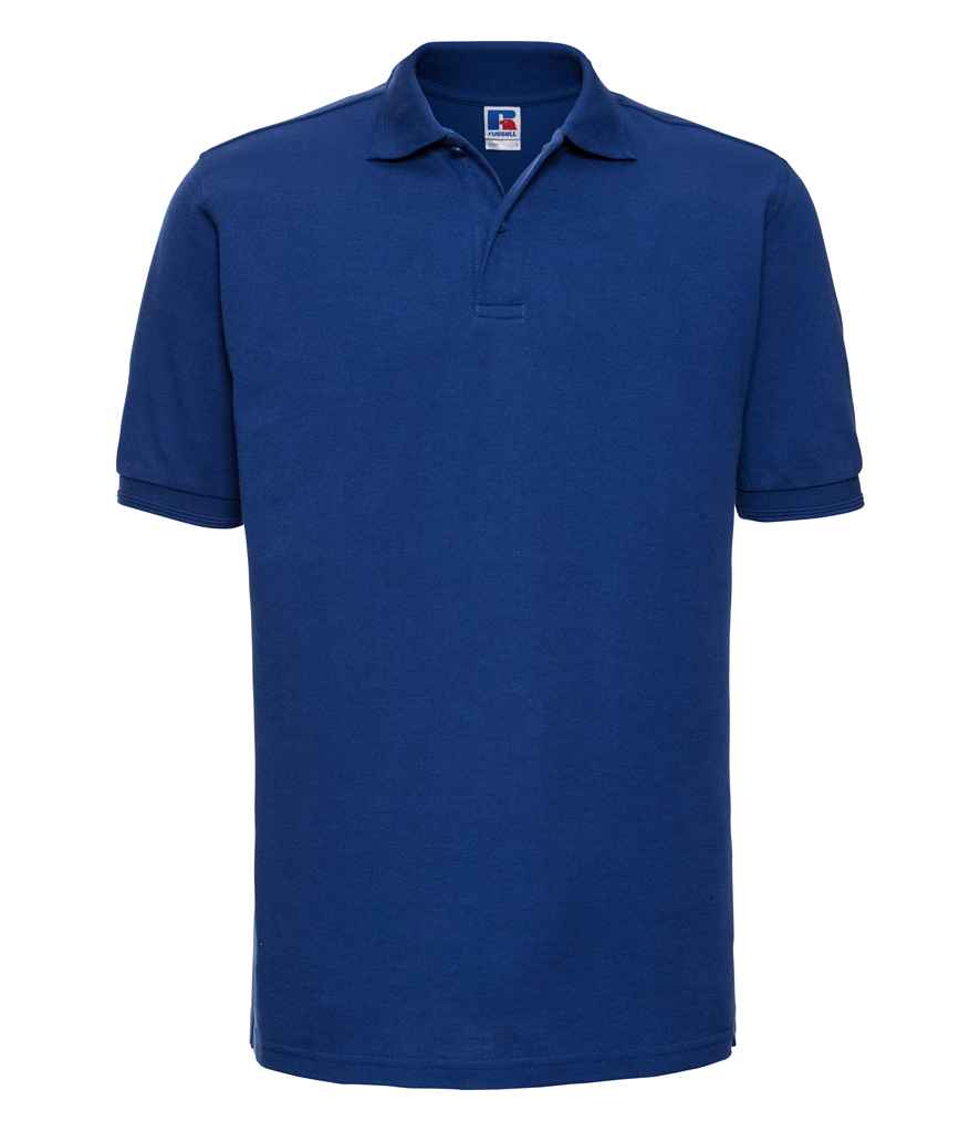 Crys Polo Poly/Cotwm Piqué sy'n Dillad Caled Russell