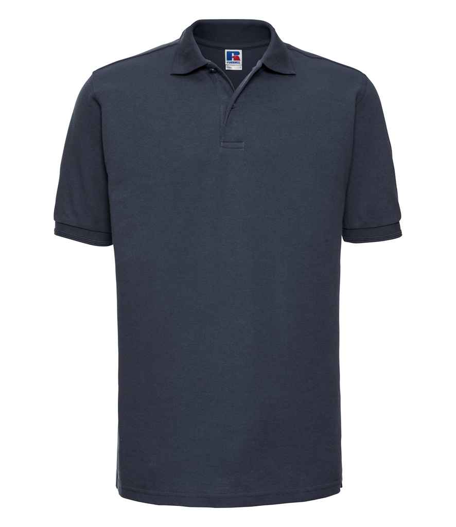 Crys Polo Poly/Cotwm Piqué sy'n Dillad Caled Russell
