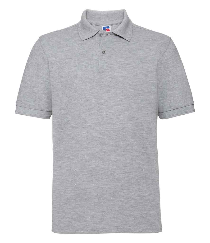 Crys Polo Poly/Cotwm Piqué sy'n Dillad Caled Russell