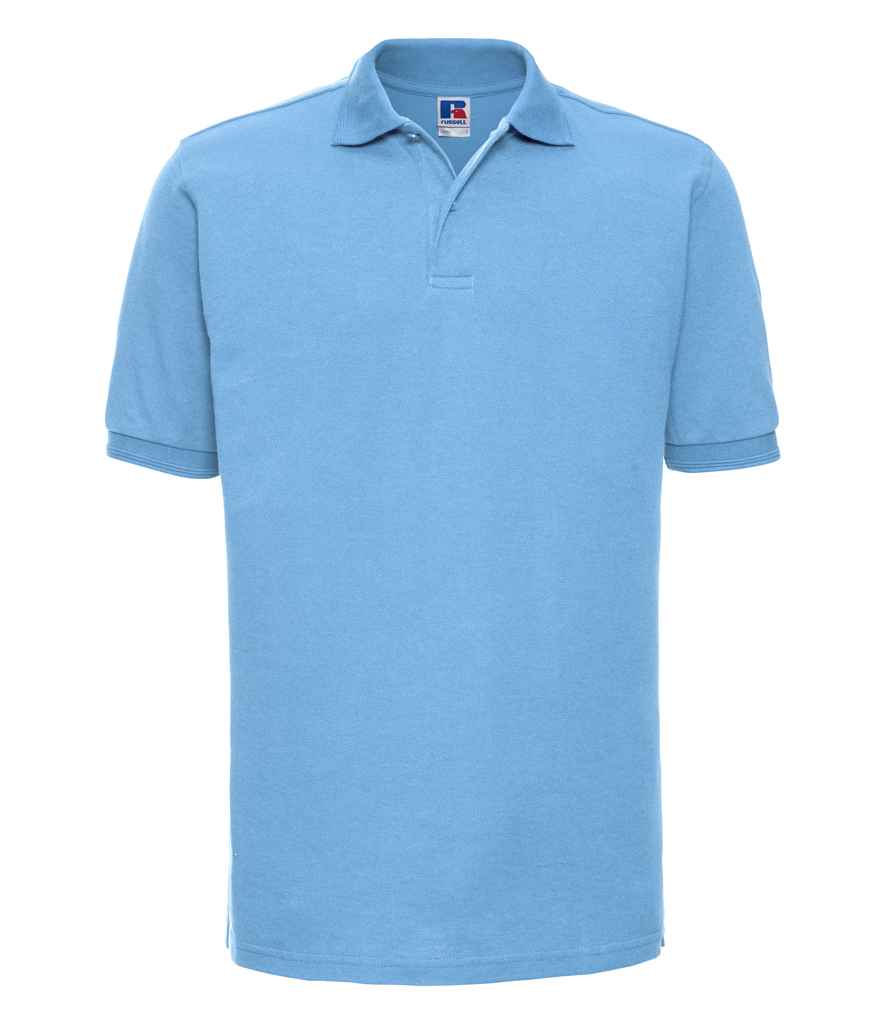 Crys Polo Poly/Cotwm Piqué sy'n Dillad Caled Russell
