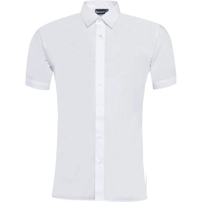 White Short Sleeve Blouse Twin Pack - Regular Fit