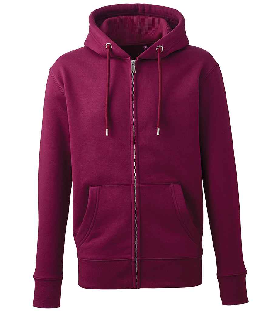 Hoodie Zip Llawn Anthem Organig