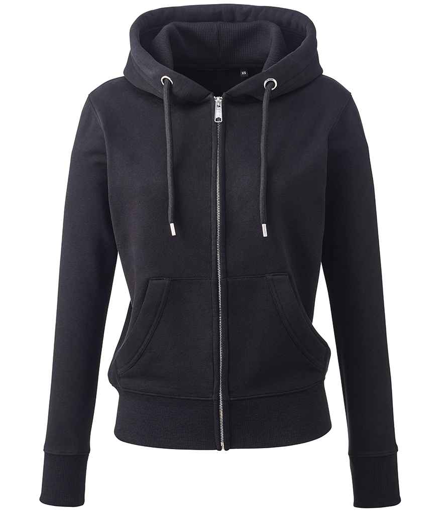 Anthem Ladies Organic Zip Hoodie Llawn