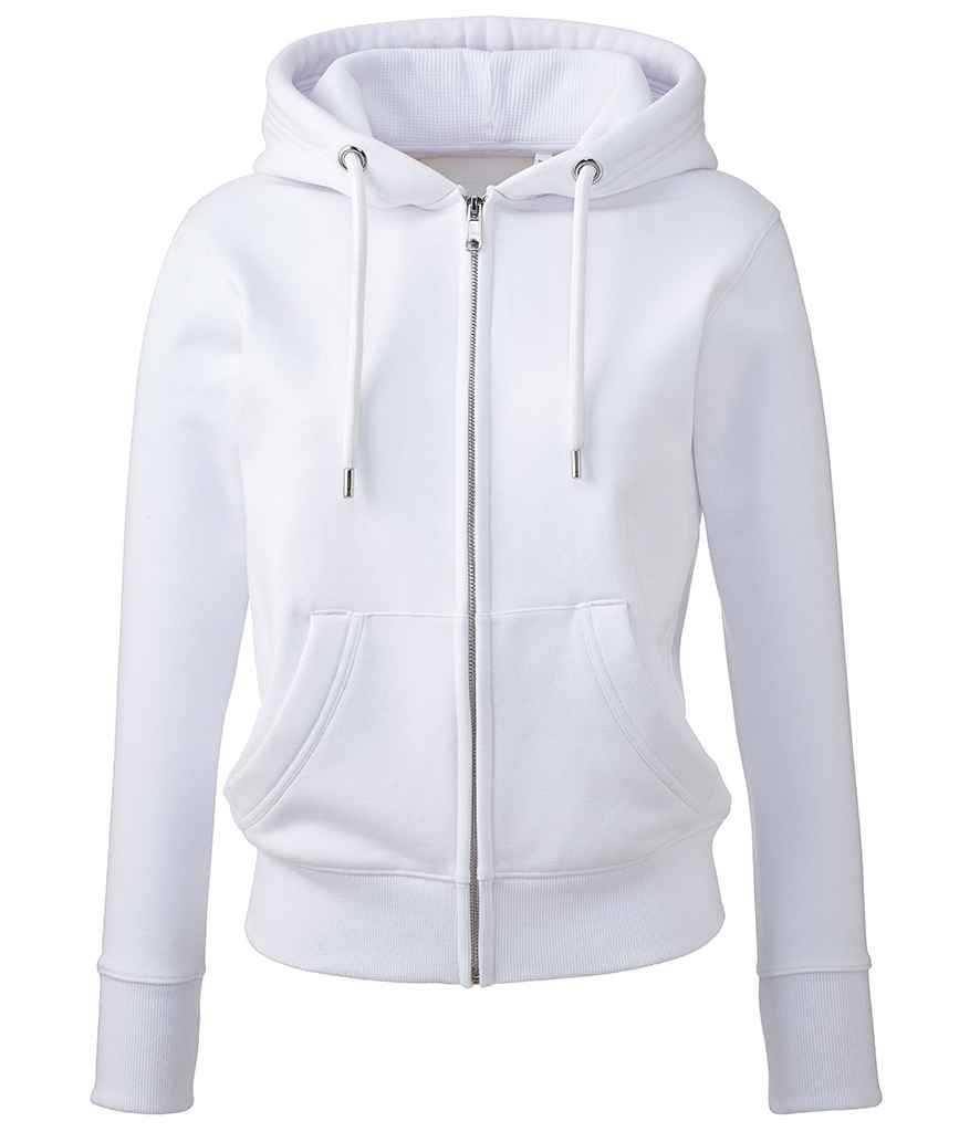 Anthem Ladies Organic Zip Hoodie Llawn
