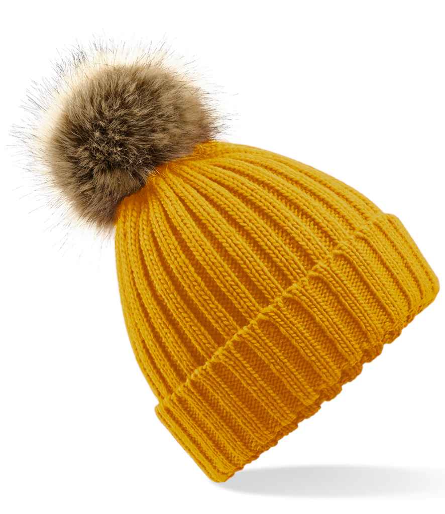 Ffwr Ffwr Beechfield Pop Pom Chunky Beanie