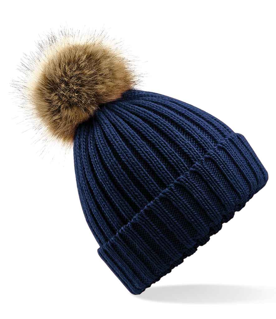 Ffwr Ffwr Beechfield Pop Pom Chunky Beanie