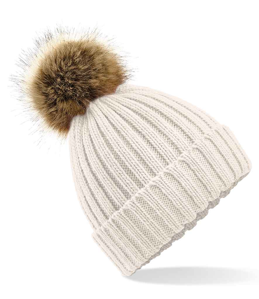 Ffwr Ffwr Beechfield Pop Pom Chunky Beanie
