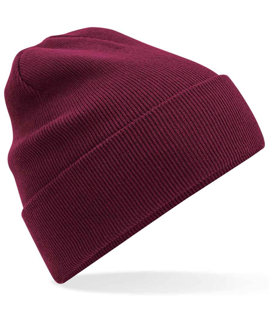 Cotwm Organig Beechfield Beanie Cyff Gwreiddiol