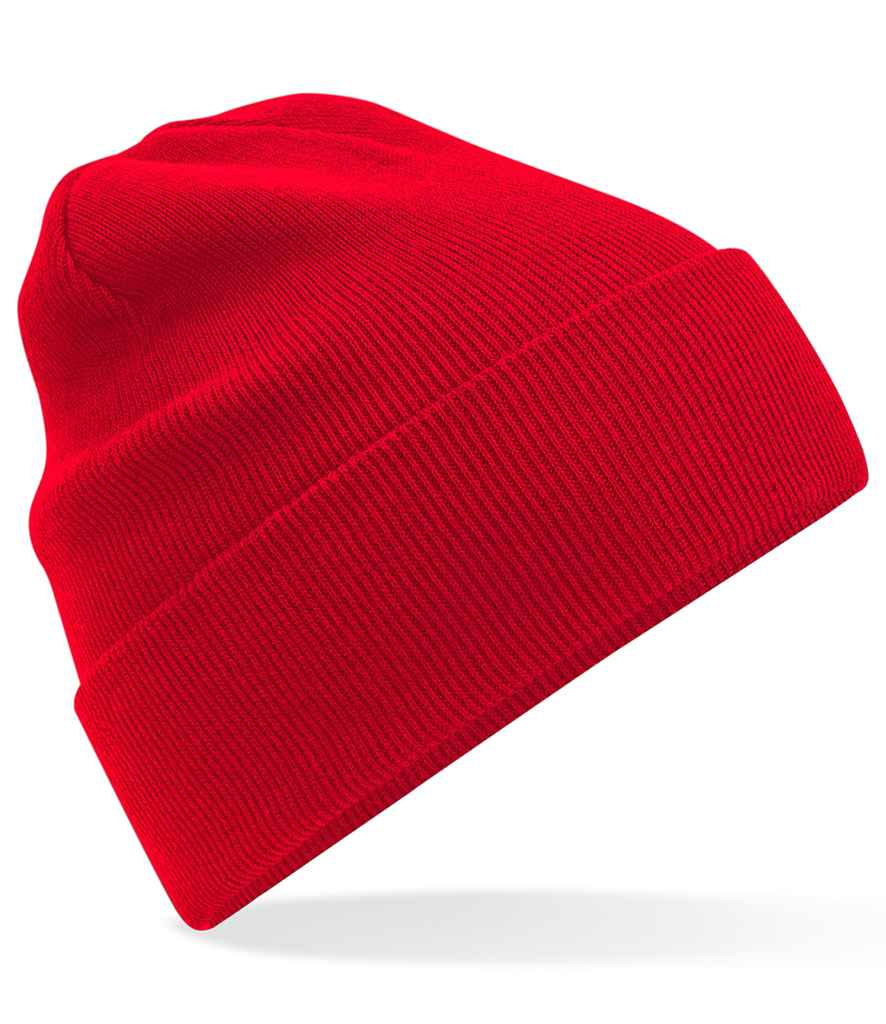 Cotwm Organig Beechfield Beanie Cyff Gwreiddiol