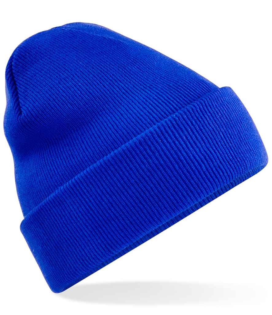 Beanie Cuffed Gwreiddiol wedi'i Ailgylchu Beechfield