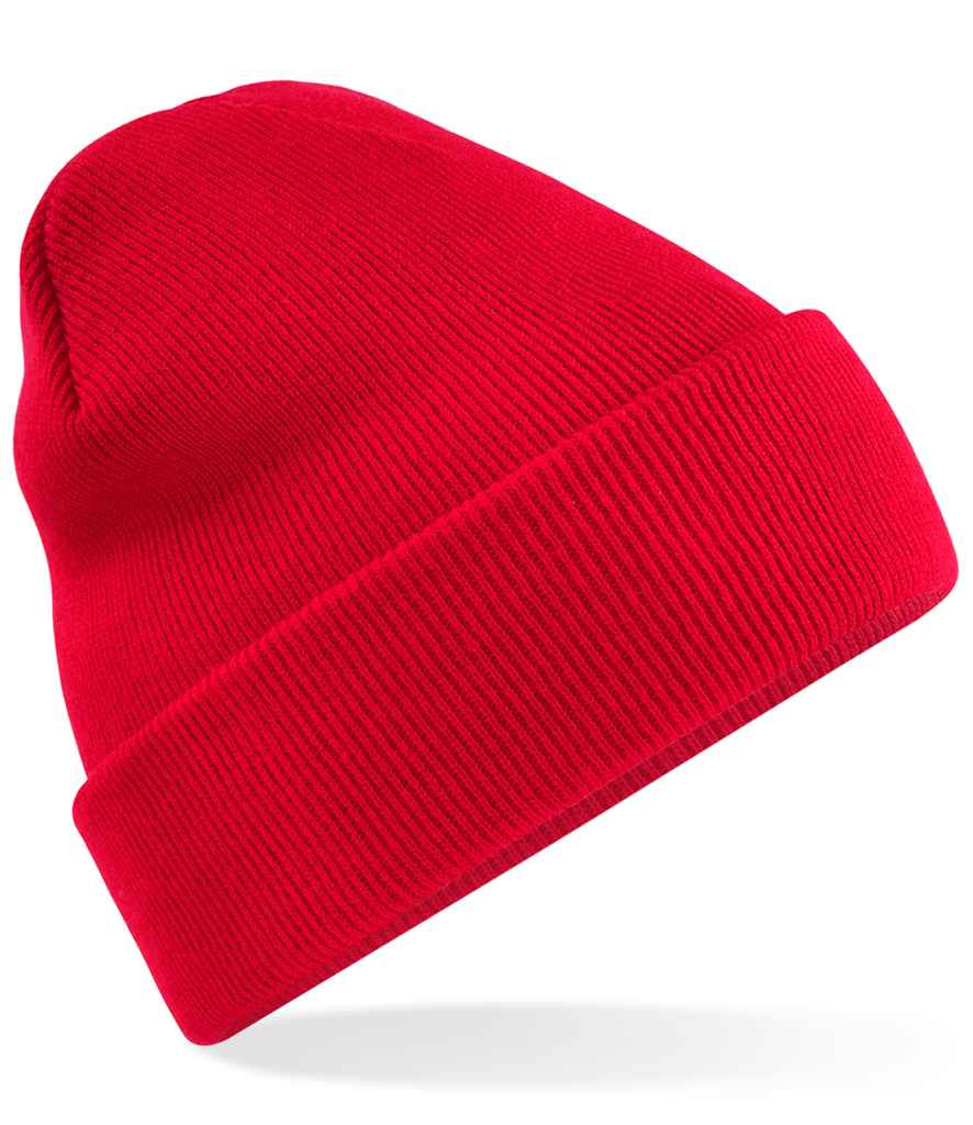 Beanie Cuffed Gwreiddiol wedi'i Ailgylchu Beechfield