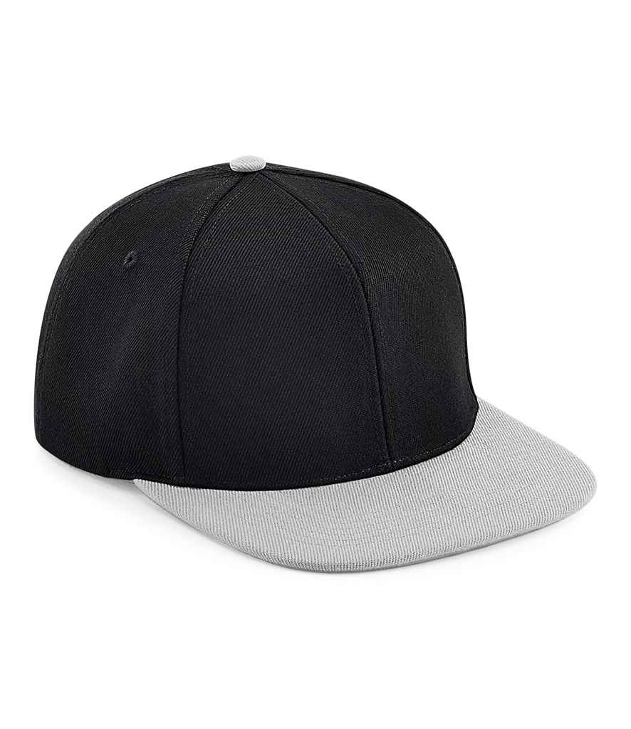 Beechfield Gwreiddiol Flat Peak 6 Panel Snapback Cap