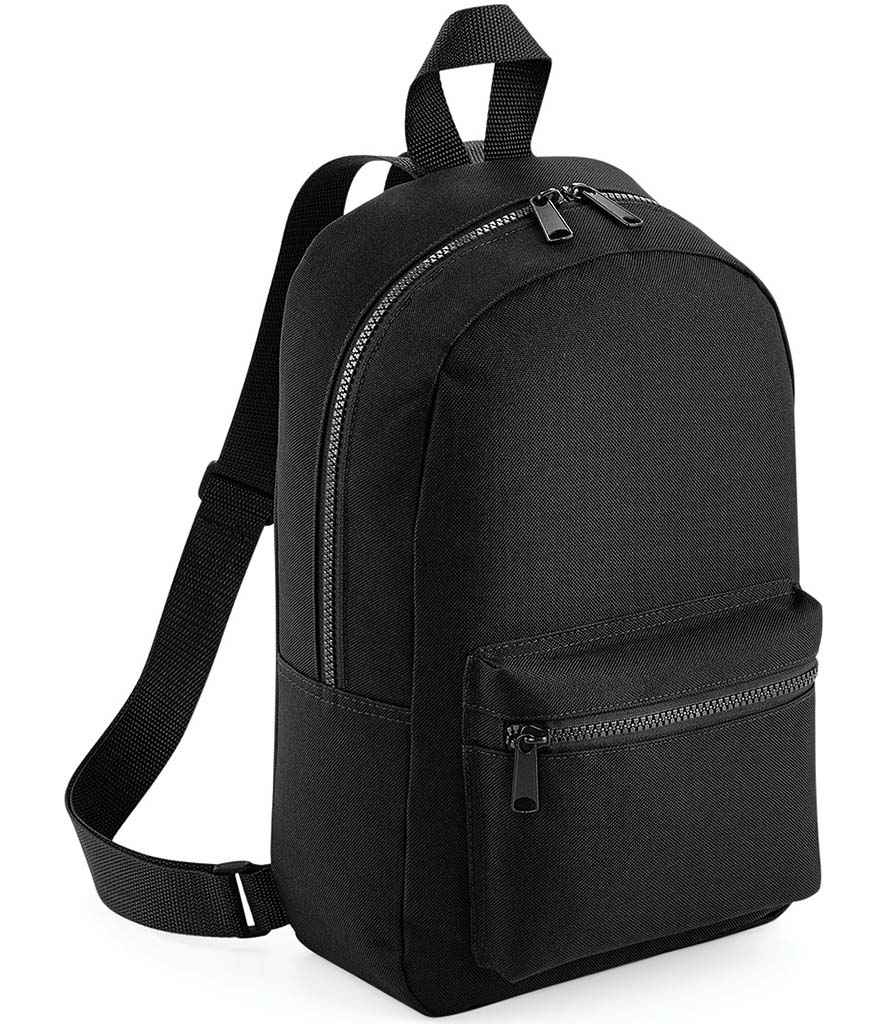 BagBase Mini Backpack Ffasiwn Hanfodol