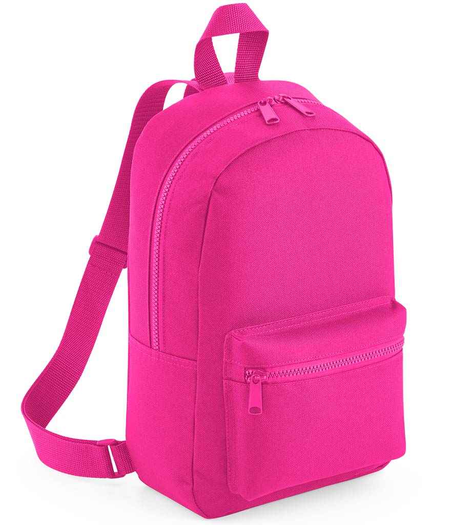 BagBase Mini Backpack Ffasiwn Hanfodol