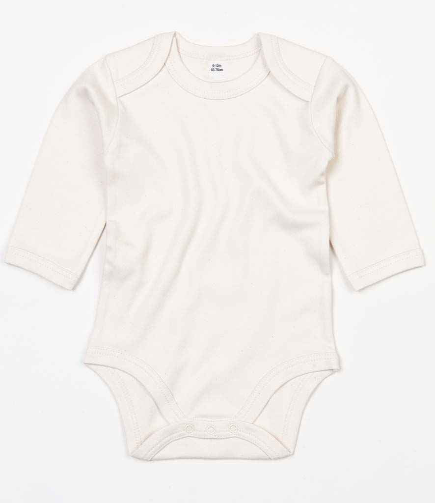 Bodysuit llewys hir babi BabyBugz