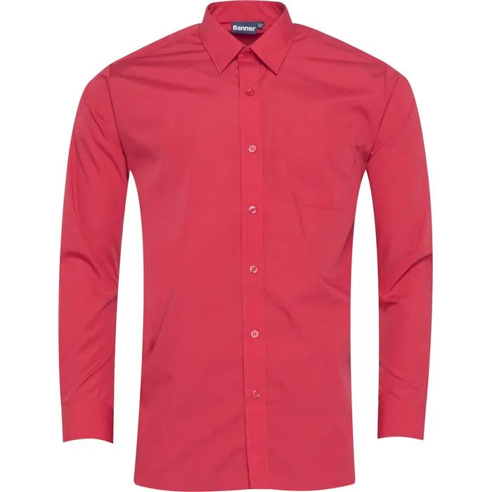 Ysgol Uwchradd Bodedern - Long Sleeve Shirt Twin Pack - Regular Fit