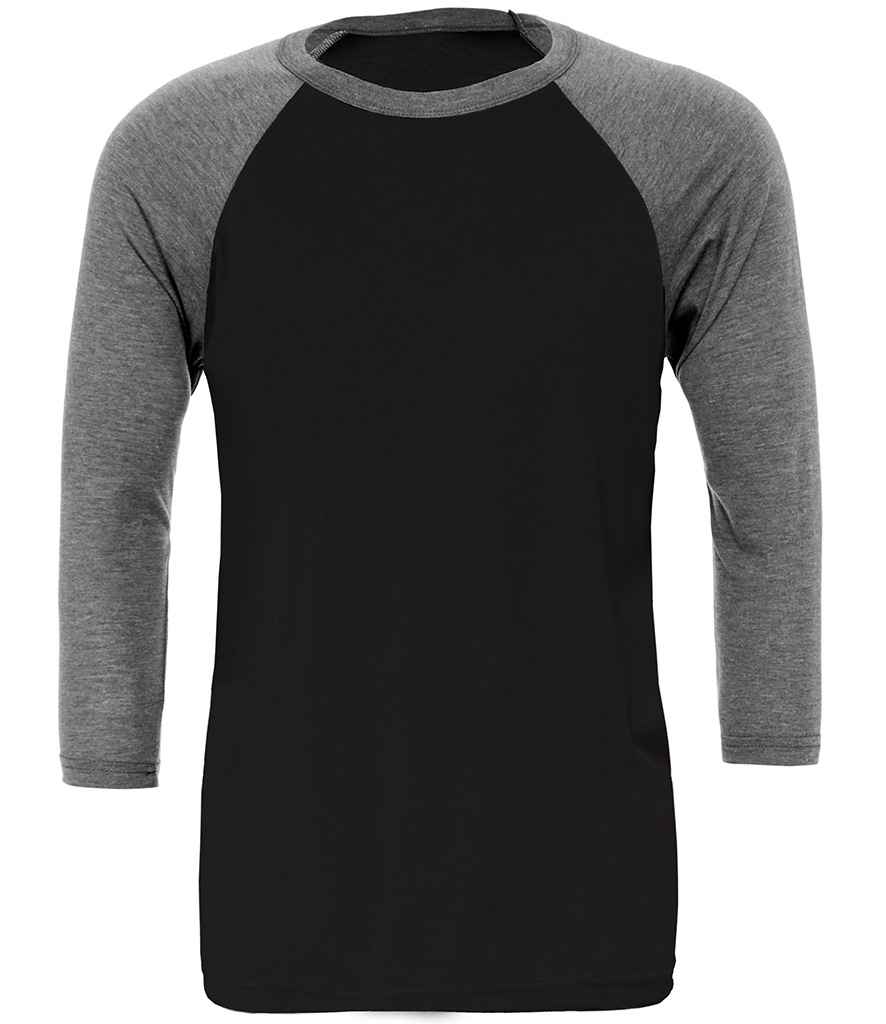 Crys T Llewys Pêl-fas Llewys 3/4 Cynfas Unisex