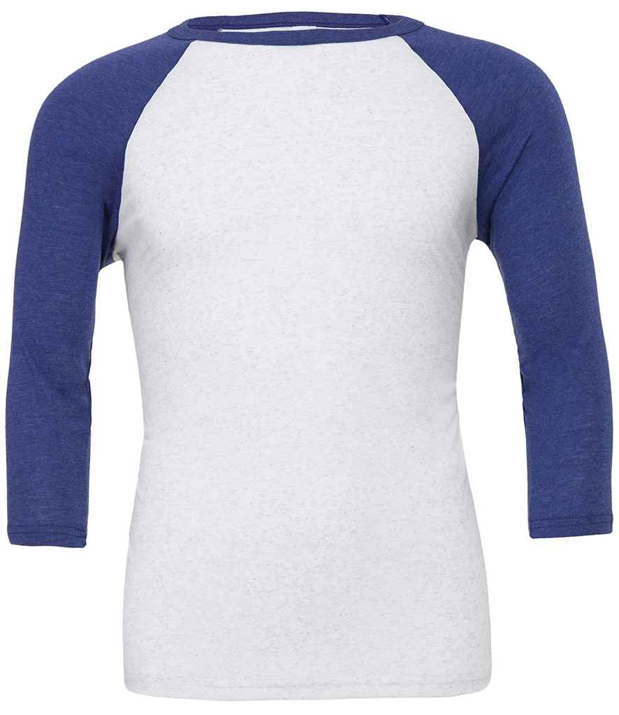 Crys T Llewys Pêl-fas Llewys 3/4 Cynfas Unisex