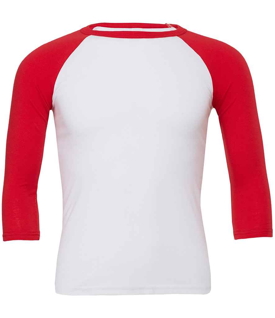 Crys T Llewys Pêl-fas Llewys 3/4 Cynfas Unisex