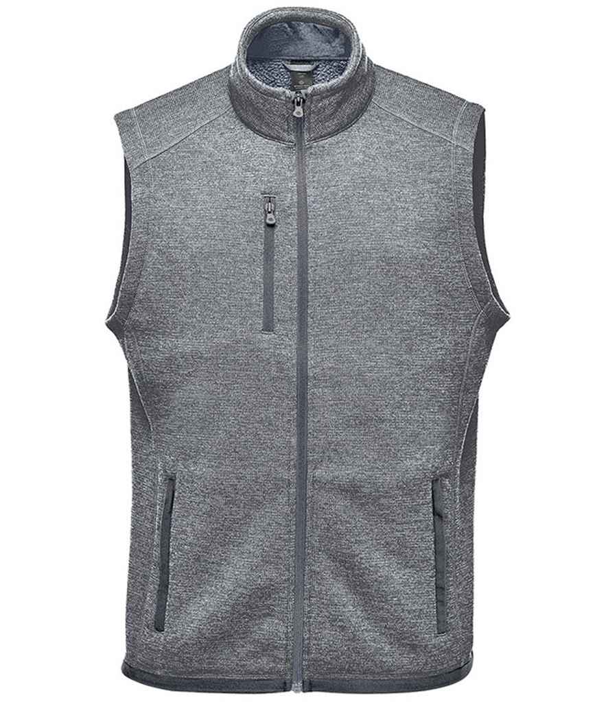 Stormtech Avalante Zip Llawn wedi'u Gwau Gilet Cnu