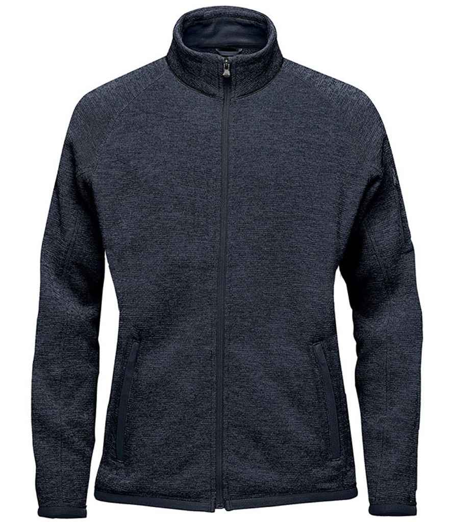 Merched Stormtech Avalante Siaced Cnu Zip Llawn wedi'i Gwau