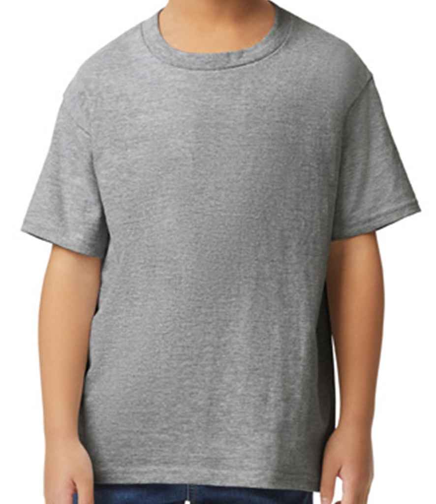 Crys T Pwysau Canolig Gildan Kids SoftStyle®