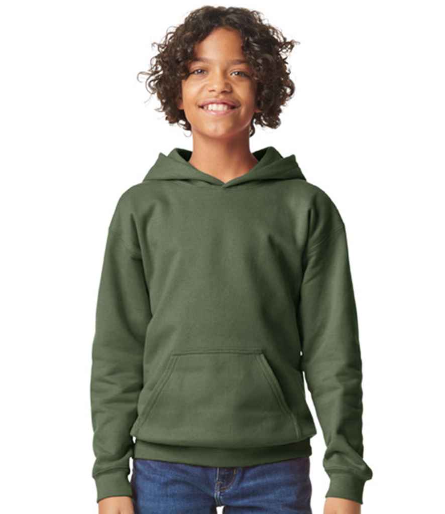 Hoodie Pwysau Canol SoftStyle® Plant Gildan