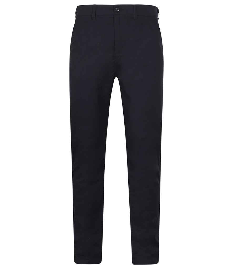 Trowsus Chino Band Waist Henbury Stretch Flex