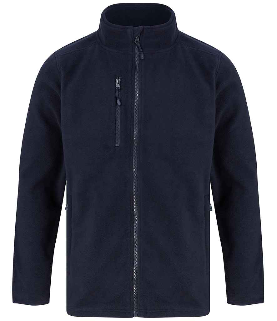 Siaced Micro Fleece Polyester Henbury wedi'i Ailgylchu