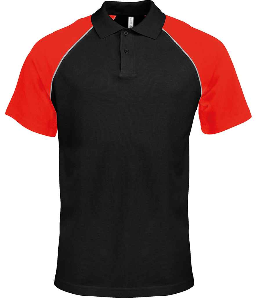 Crys Polo Cotwm Piqué Kariban Baseball