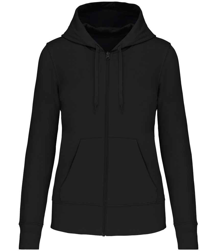 Hoodie Zip Llawn Eco-gyfeillgar i Foneddigion Kariban