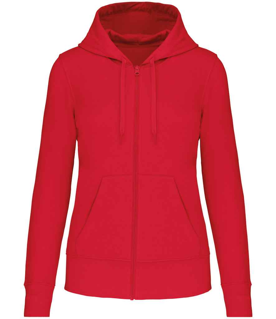 Hoodie Zip Llawn Eco-gyfeillgar i Foneddigion Kariban