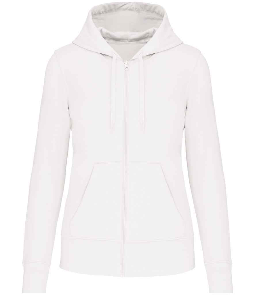 Hoodie Zip Llawn Eco-gyfeillgar i Foneddigion Kariban