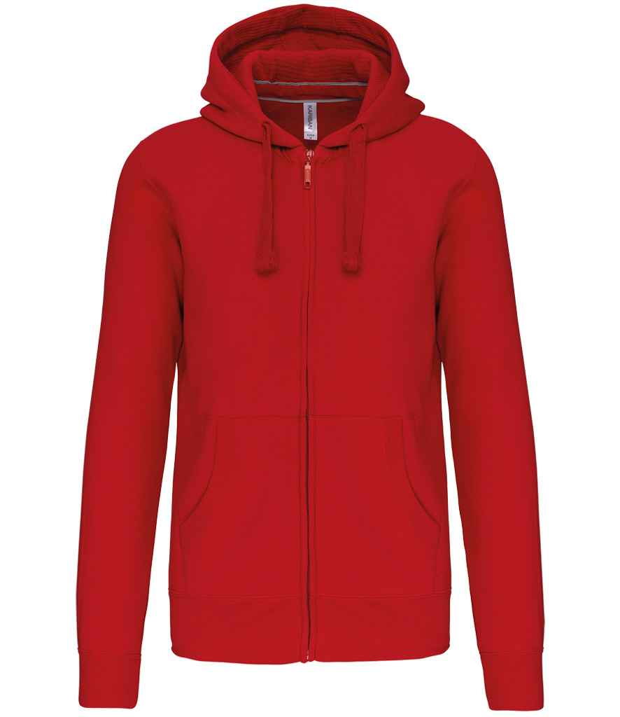 Kariban Crys Chwys Zip Llawn gyda chwfl
