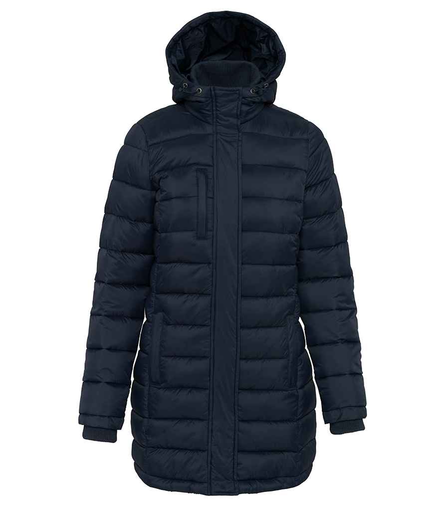 Siaced Parka Padio Hir Pwysau Ysgafn Kariban