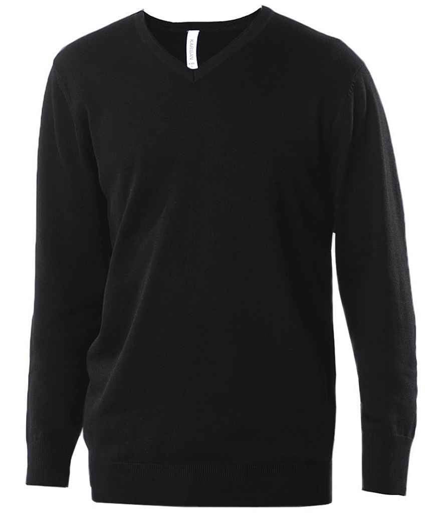 Kariban Cotton Acrylig V Neck siwmper