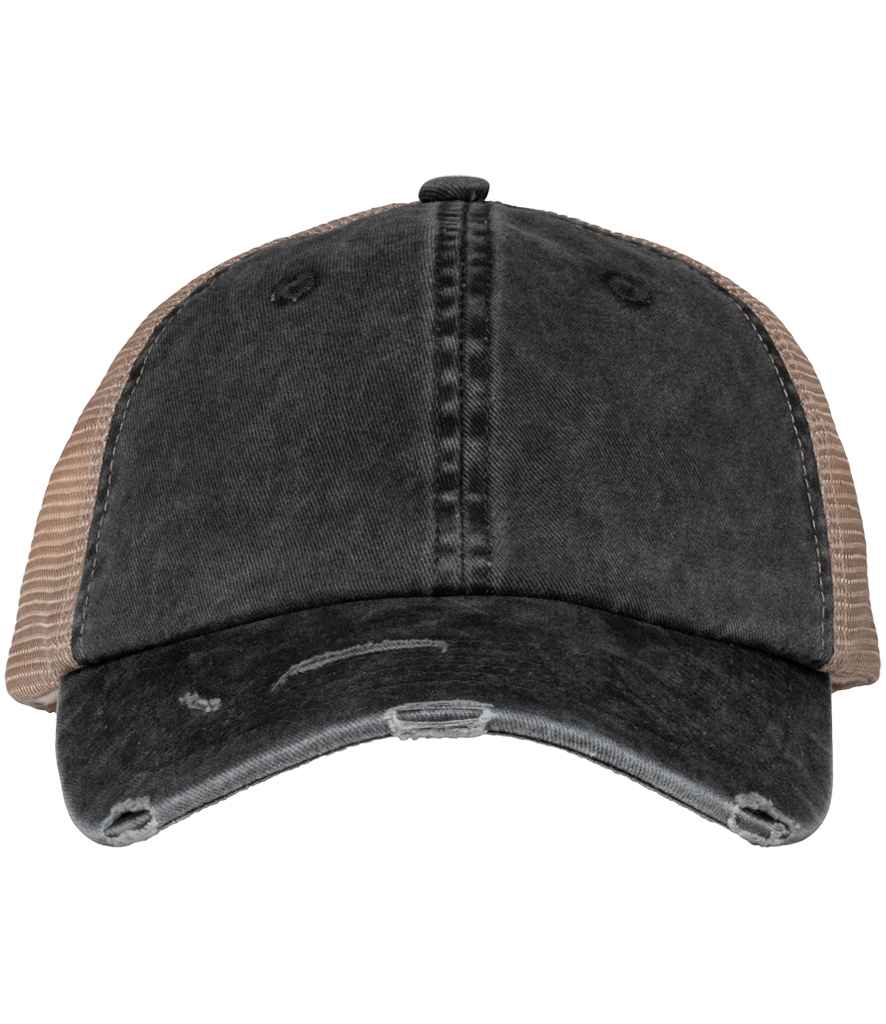 Ysbryd Brodorol Golchi Trucker Dinistrio Cap