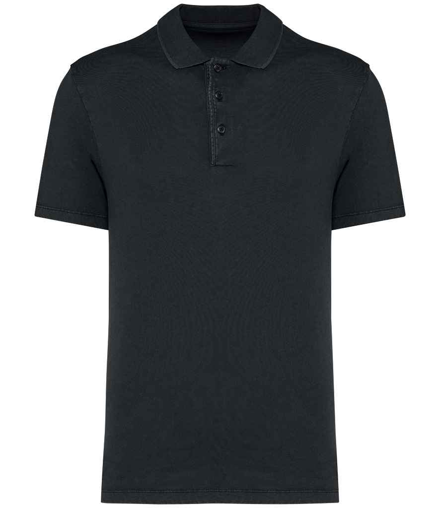 Native Spirit Washed Jersey Polo Shirt
