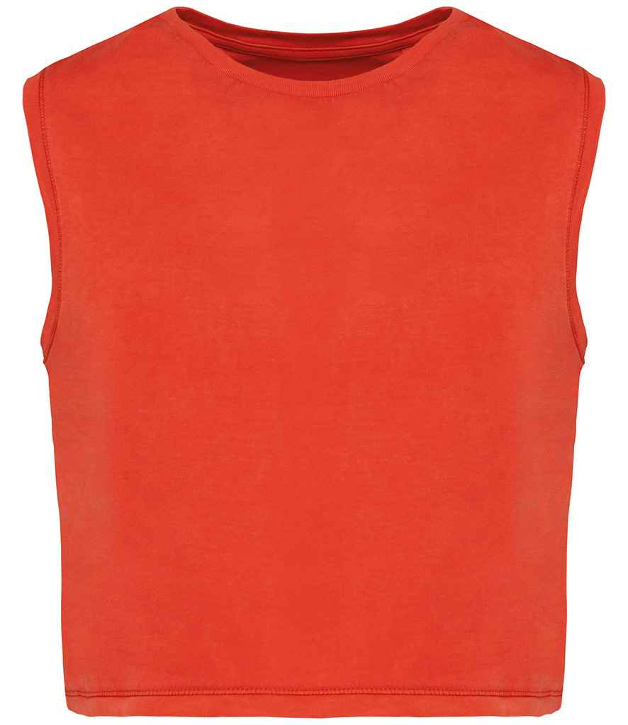 Ysbryd Brodorol Merched Cropped Tank Top