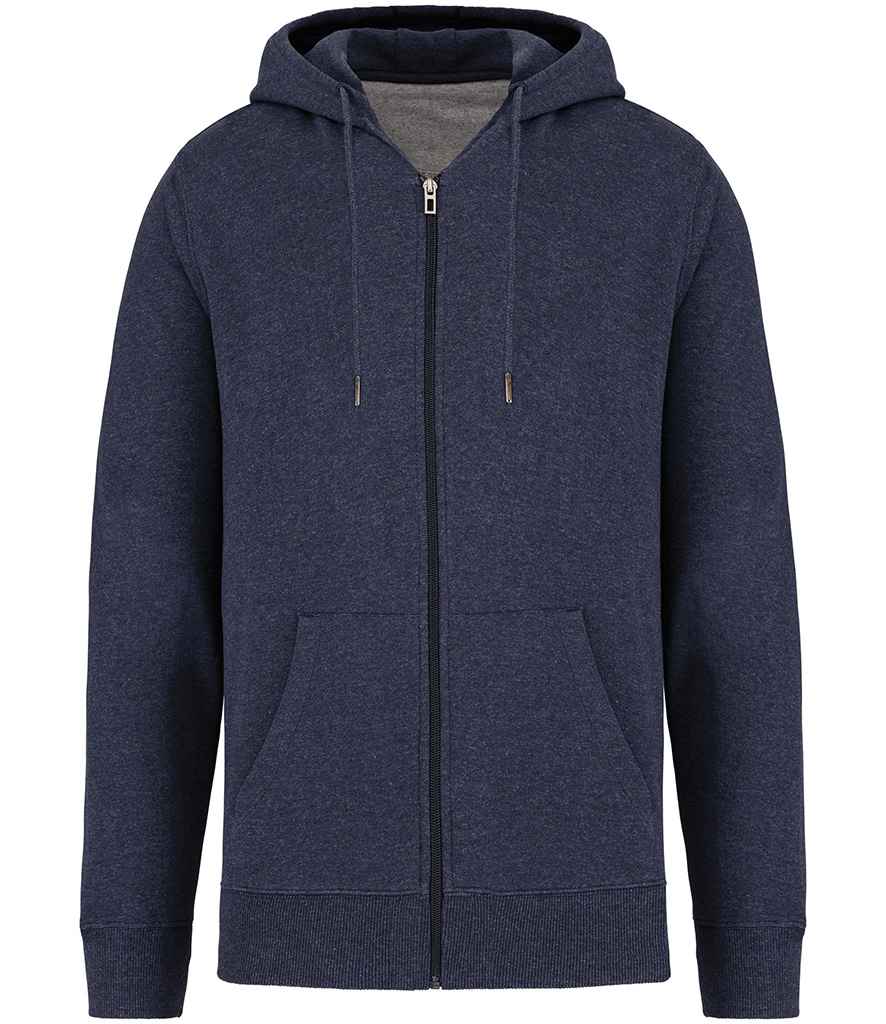 Ysbryd Brodorol Hoodie Sip Llawn Unisex Wedi'i Ailgylchu