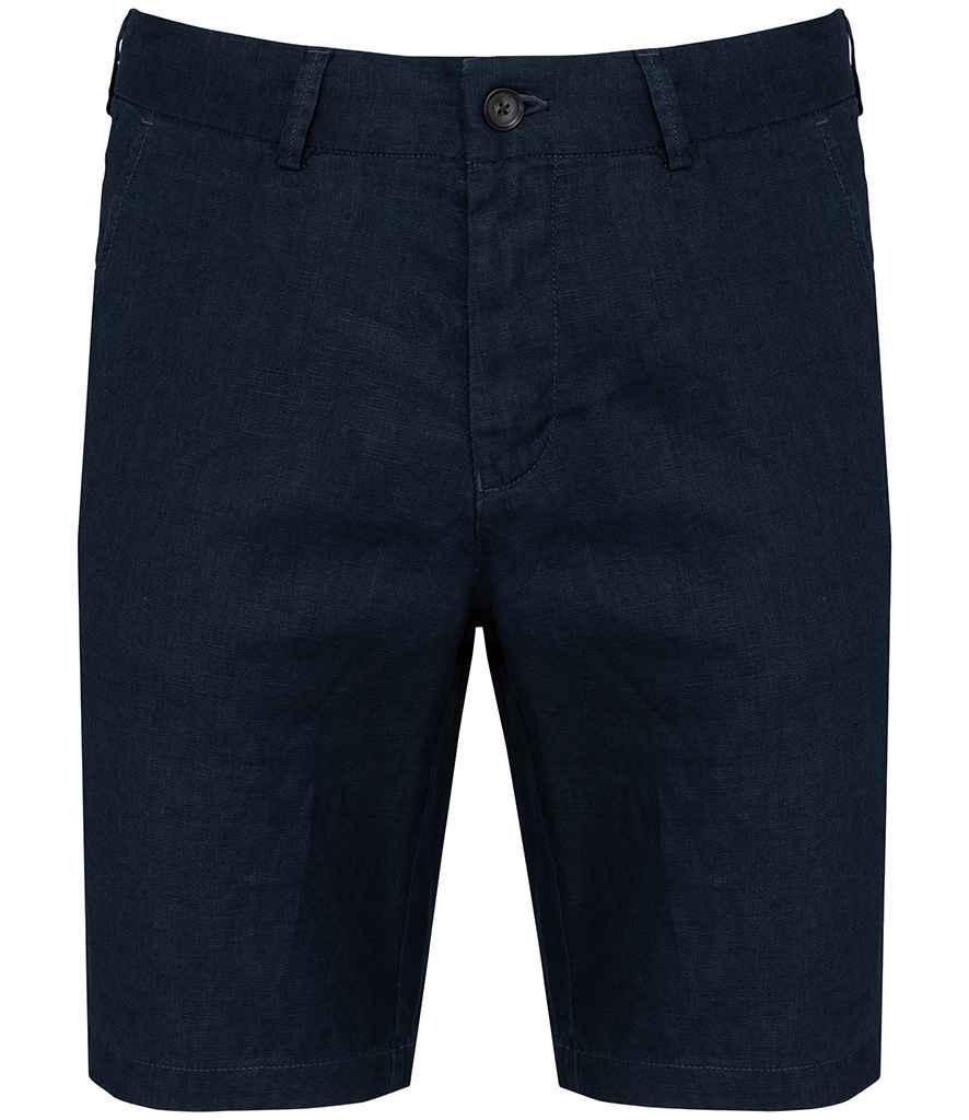 Lliain Brodorol Bermuda Shorts