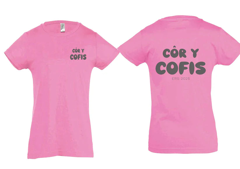 Côr y Cofis Tshirts Adult Orchid Pink